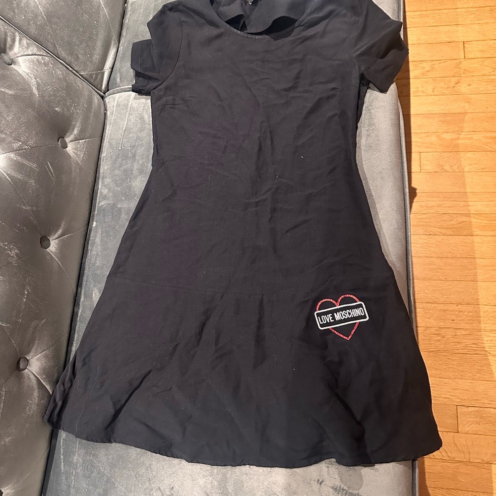 NWT Love Moschino Black Dress